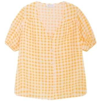 Odjeća Žene
 Topovi i bluze Compania Fantastica COMPAÑIA FANTÁSTICA Shirt 11053 - Golden Vichy žuta