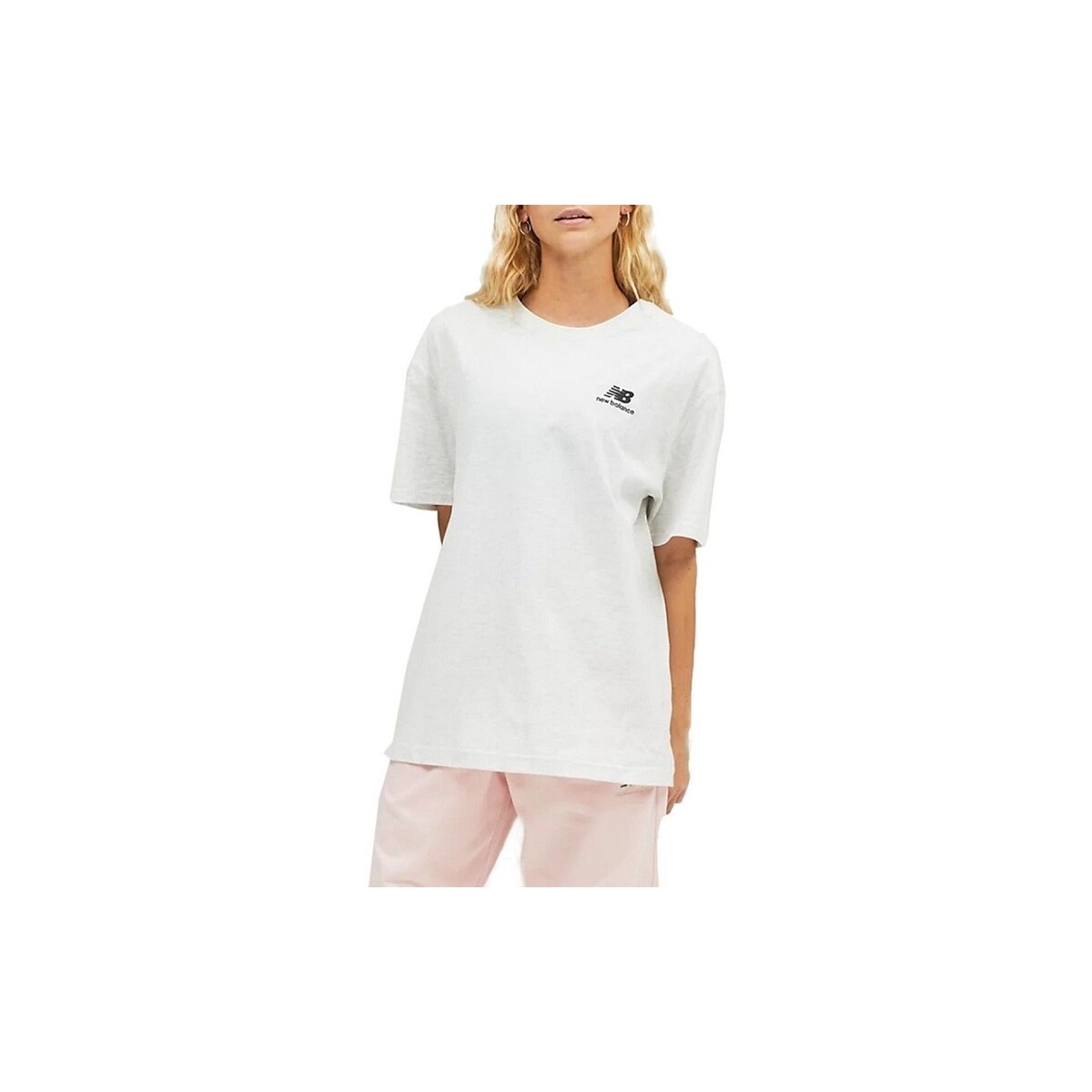 Odjeća Žene
 Majice / Polo majice New Balance UNISSENTIALS TEE Siva