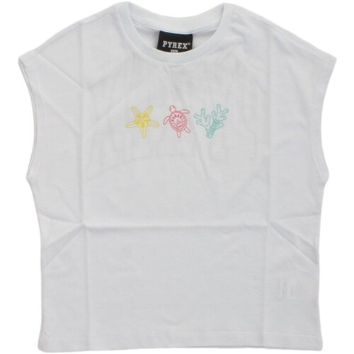 Odjeća Djevojčica Majice kratkih rukava Pyrex 033925 Bijela