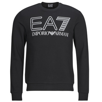 Odjeća Muškarci
 Sportske majice Emporio Armani EA7 LOGO SERIES SWEATSHIRT Crna