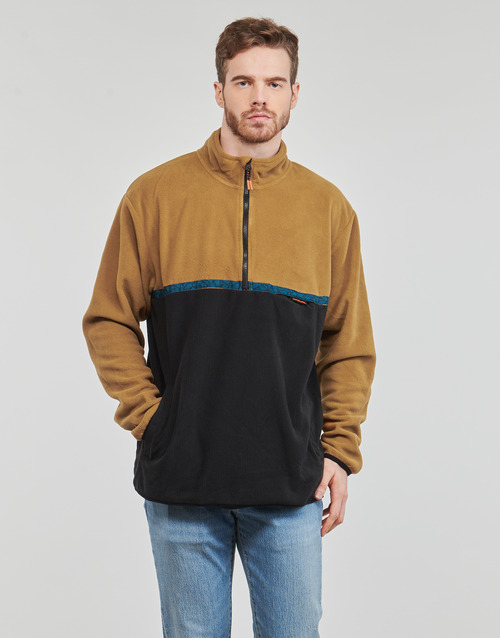Rip Curl JOURNEY POLAR FLEECE CREW Crna / Camel