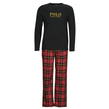 Odjeća Muškarci
 Pidžame i spavaćice Polo Ralph Lauren L/S PJ SLEEP SET Crna / Crvena