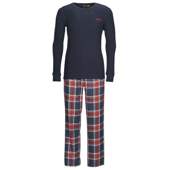 Odjeća Muškarci
 Pidžame i spavaćice Polo Ralph Lauren L/S PJ SLEEP SET Plava / Crvena
