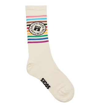 Modni dodaci Visoke čarape Happy socks PRIDE HAPPINESS Bijela