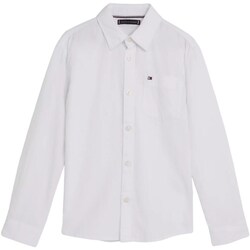 Odjeća Dječak
 Košulje dugih rukava Tommy Hilfiger KB0KB08142 Bijela