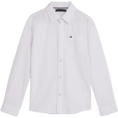 Odjeća Dječak
 Košulje dugih rukava Tommy Hilfiger KB0KB08142 Bijela