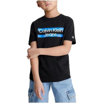Odjeća Dječak
 Majice kratkih rukava Calvin Klein Jeans  Crna