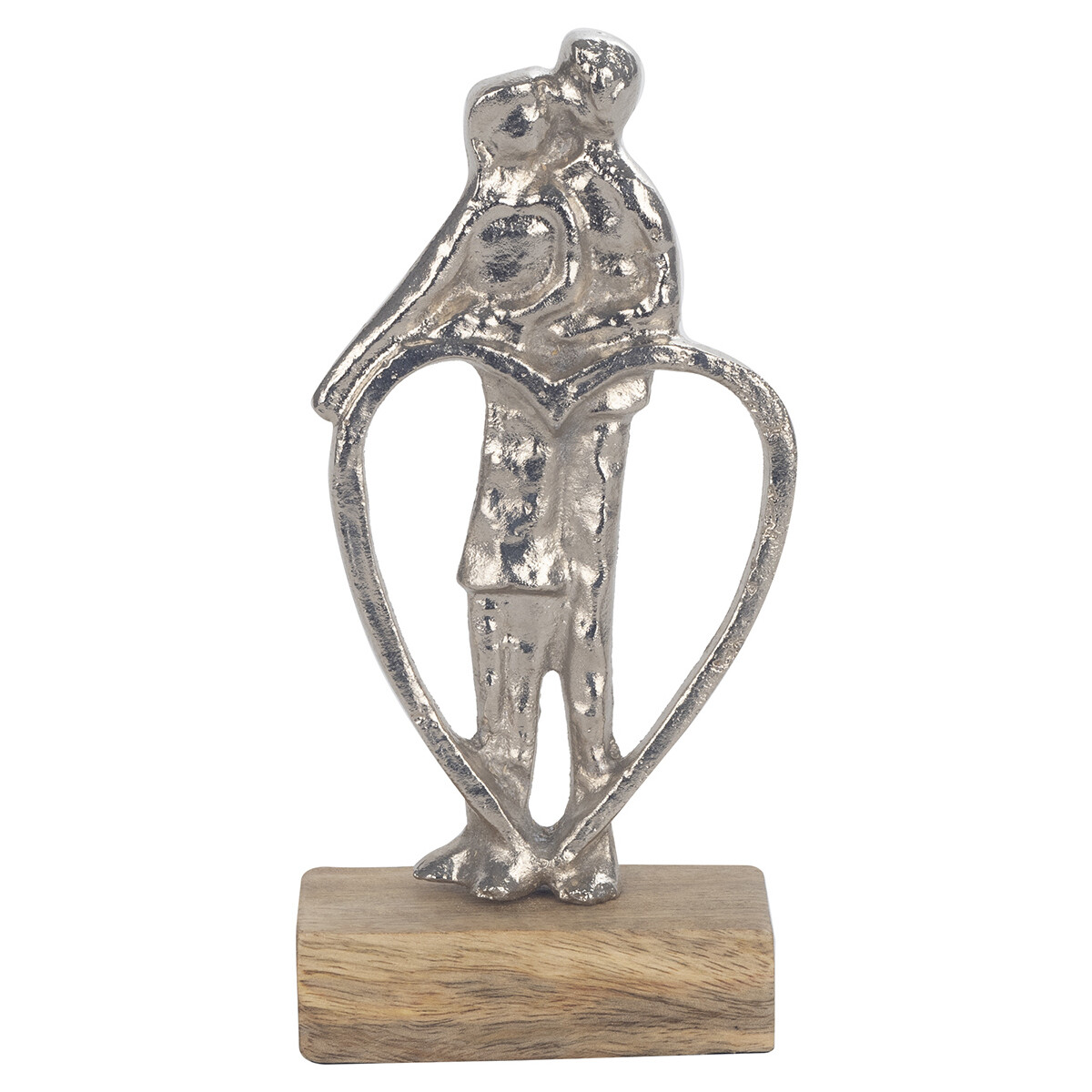 Dom Dekorativni predmeti  Signes Grimalt Figura Para Srce Srebrna