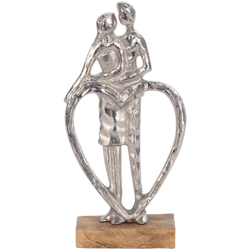 Dom Dekorativni predmeti  Signes Grimalt Figura Para Srce Srebrna