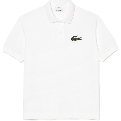 Odjeća Muškarci
 Majice / Polo majice Lacoste Unisex Loose Fit Polo - Blanc Bijela