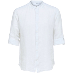 Odjeća Muškarci
 Košulje dugih rukava Selected Regkylian-Linen - Bright White Bijela