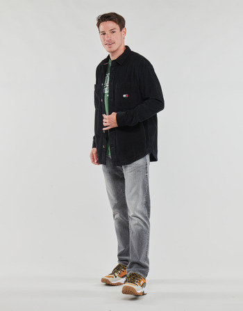 Tommy Jeans TJM CASUAL CORDUROY OVERSHIRT Crna