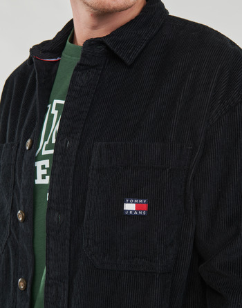 Tommy Jeans TJM CASUAL CORDUROY OVERSHIRT Crna