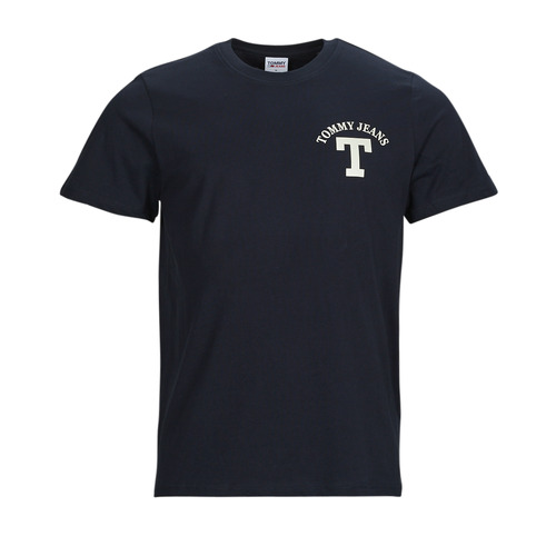 Odjeća Muškarci
 Majice kratkih rukava Tommy Jeans TJM REG CURVED LETTERMAN TEE Tamno plava