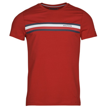Odjeća Muškarci
 Majice kratkih rukava Tommy Hilfiger RWB MONOTYPE CHEST STRIPE TEE Crvena