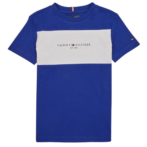 Odjeća Dječak
 Majice kratkih rukava Tommy Hilfiger ESSENTIAL COLORBLOCK TEE S/S Tamno plava