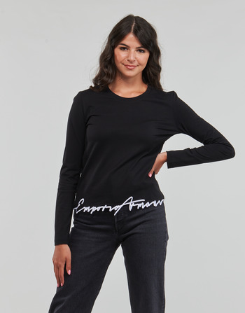 Odjeća Žene
 Majice dugih rukava Emporio Armani 6R2T8H Crna / Bijela