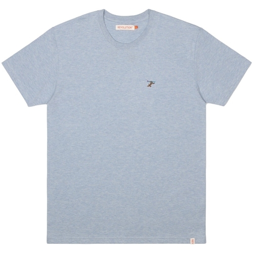 Odjeća Muškarci
 Majice / Polo majice Revolution Regular T-Shirt 1308 RUN - Light Blue Plava