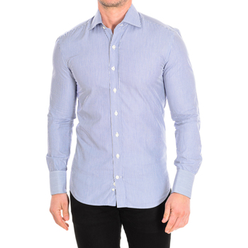 Odjeća Muškarci
 Košulje dugih rukava CafÃ© Coton BIGARADE05-SLIM-55DC Plava