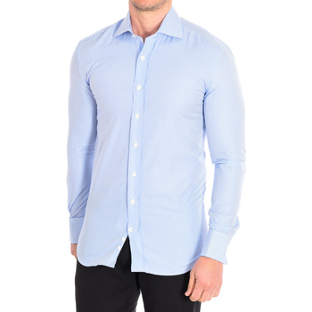 Odjeća Muškarci
 Košulje dugih rukava CafÃ© Coton DANIELLE3-SLIM-55DCS Plava