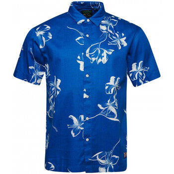Odjeća Muškarci
 Košulje dugih rukava Superdry Vintage hawaiian s/s shirt Plava