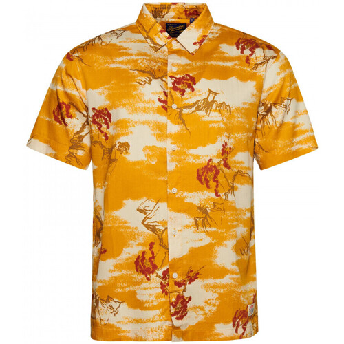 Odjeća Muškarci
 Košulje dugih rukava Superdry Vintage hawaiian s/s shirt žuta