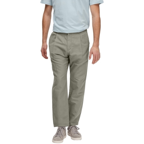 Selected Relaxed Jones Linen - Vetiver Zelena