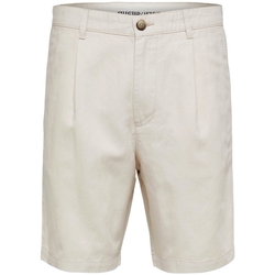 Odjeća Muškarci
 Bermude i kratke hlače Selected Comfort-Jones Linen - Oatmeal Bež