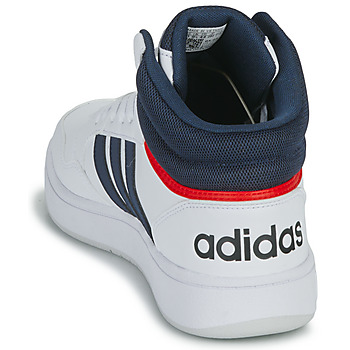 Adidas Sportswear HOOPS 3.0 MID Bijela / Crvena
