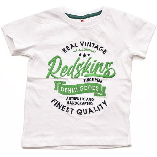 Odjeća Djeca Majice / Polo majice Redskins RS2244 Bijela
