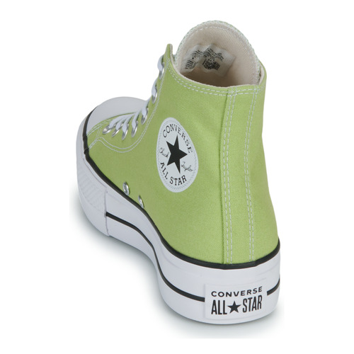 Converse CHUCK TAYLOR ALL STAR LIFT PLATFORM SEASONAL COLOR Zelena