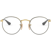 Satovi & nakit Sunčane naočale Ray-ban Occhiali da Vista  Round Metal RX3447V 2991 Gold