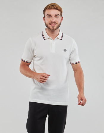 Fred Perry TWIN TIPPED FRED PERRY SHIRT Bijela