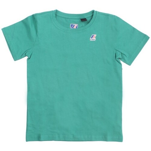 Odjeća Djeca Majice kratkih rukava K-Way K4114WW Zelena