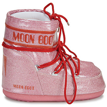 Moon Boot MB ICON LOW GLITTER Ružičasta / Crvena