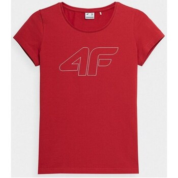 Odjeća Žene
 Majice kratkih rukava 4F SS23TTSHF583 Crvena