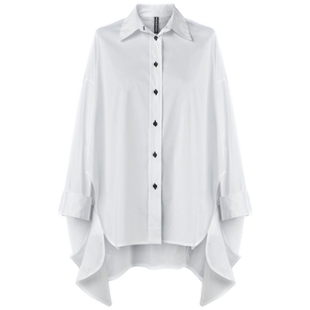 Odjeća Žene
 Topovi i bluze Wendy Trendy Camisa 110938 - White Bijela