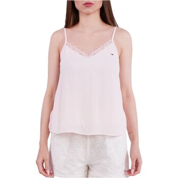 Odjeća Žene
 Majice s naramenicama i majice bez rukava Tommy Jeans DW0DW15198 Ružičasta