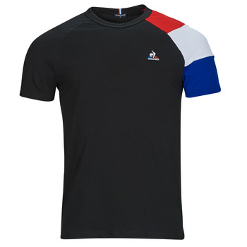 Odjeća Muškarci
 Majice kratkih rukava Le Coq Sportif BAT TEE SS N°1 Crna / Crvena
