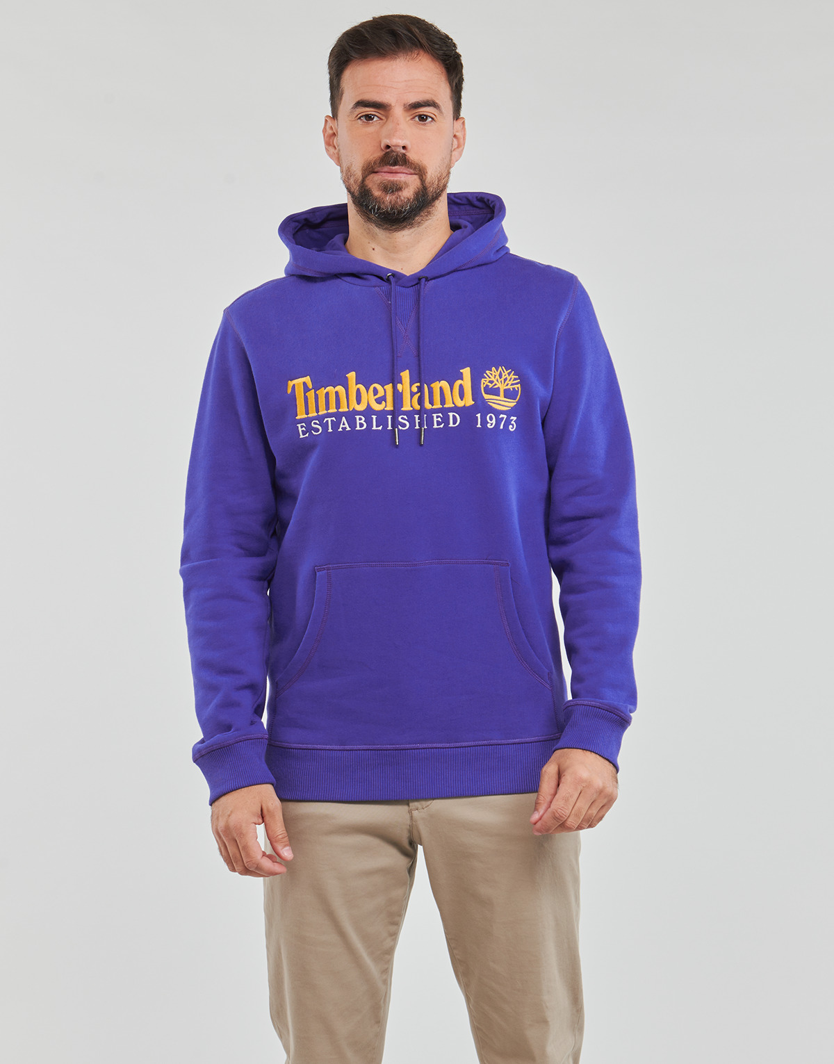 Odjeća Muškarci
 Sportske majice Timberland 50th Anniversary Est. 1973 Hoodie BB Sweatshirt Regular Ljubičasta