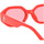 Satovi & nakit Žene
 Sunčane naočale The Attico Occhiali da Sole  X Linda Farrow Irene 14C11 Ružičasta