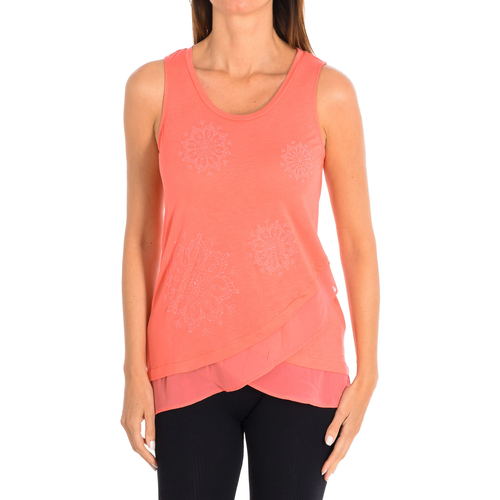 Odjeća Žene
 Majice s naramenicama i majice bez rukava Desigual 73T2EX1-7062 Ružičasta