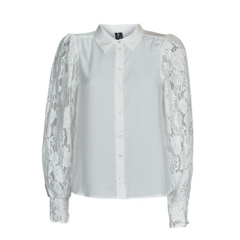 Odjeća Žene
 Košulje i bluze Vero Moda VMCABENA L/S SHIRT WVN BTQ Bijela