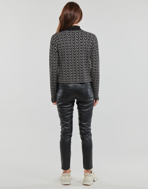 Vero Moda VMGOLDNEEDLE ART LS HIGHNK PULL LCS Crna