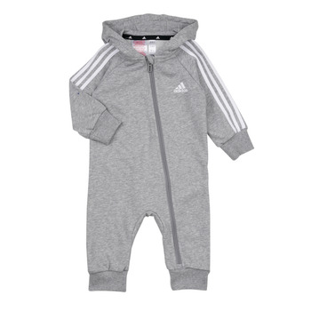 Odjeća Djeca Kombinezoni i tregerice Adidas Sportswear 3S FT ONESIE Siva / Bijela