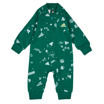 Odjeća Djeca Kombinezoni i tregerice Adidas Sportswear BLUV Q3 ONESI Zelena / Bijela