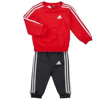 Odjeća Dječak
 Dječji kompleti Adidas Sportswear 3S JOG Crvena / Bijela / Crna