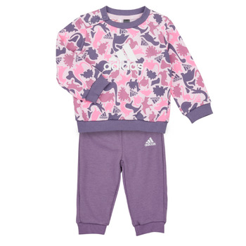 Odjeća Djevojčica Dječji kompleti Adidas Sportswear AOP FT JOG Ružičasta