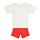 Odjeća Djeca Dječji kompleti Adidas Sportswear DY MM T SUMS Bijela / Crvena
