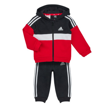 Odjeća Dječak
 Dječji kompleti Adidas Sportswear 3S TIB FL TS Crna / Bijela / Crvena